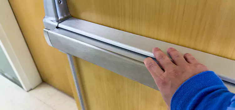 Installing a Push Bar on a Door Mattoon